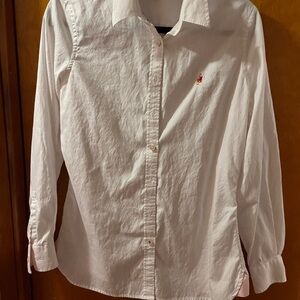 Thomas Pink White Mens Button Down Shirt